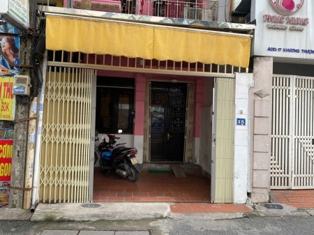 Chính chủ cho thuê nhà DT 12 m2 mặt phố Khương Thượng, tiện KD, gần chợ, trường ĐH Thủy lợi, mầm non