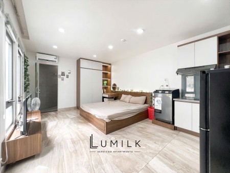  Studio Full Nội Thất – Võ Văn Kiệt, Bến Thành, Quận 1 – Cửa sổ lớn, máy giặt riêng