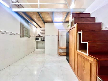 GÁC FULL NỘI THẤT GẦN CHỢ TÂN HƯƠNG, ĐH CÔNG THƯƠNG CHỈ 3TR6