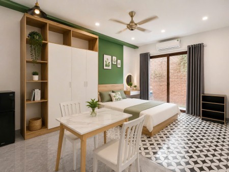 Căn hộ 45m2 sân vườn máy giặt riêng kế bên UTH, UEF, HIU, HUTECH, FTU-Xô Viết Nghệ Tĩnh, Bình Thạnh