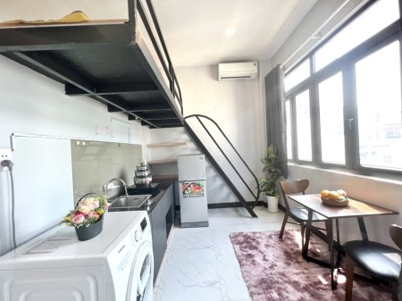GÁC LỬNG 30M2 TÁCH BẾP NGAY PHỐ ẨM THỰC PXL - SÁT BỆNH VIỆN HOÀN MỸ