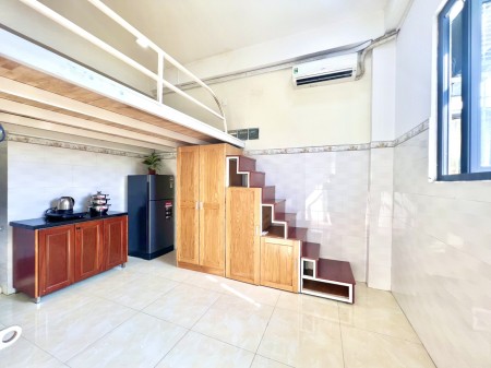 NGAY ĐH VĂN HIẾN, BV TÂN PHÚ GÁC LỬNG 25M2 FULL NỘI THẤT MỚI XÂY