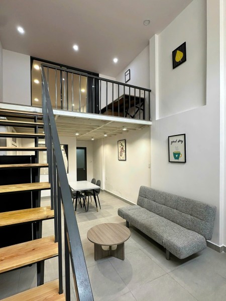 Cho thuê căn hộ dịch vụ 48m² có gác – Trần Thị Điệu, Phước Long, giá 8 triệu/tháng
