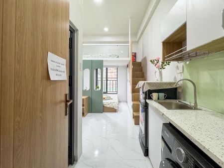 Cho thuê phòng gác lửng 2 không gian ngủ, full nội thất – Nơ Trang Long, Bình Thạnh | Gần VLU & IUH