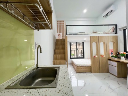 PHÒNG CÓ GÁC 45M² FULL NỘI THẤT – 2 KHÔNG GIAN NGỦ | | NƠ TRANG LONG, BÌNH THẠNH