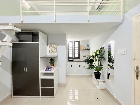PHÒNG FULL NỘI THẤT CÓ GÁC CHO SINH VIÊN BAN CÔNG THOÁNG XÔ VIẾT NGHỆ TĨNH BÌNH THẠNH GẦN CÁC TRƯỜNG