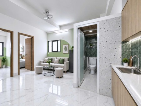 Căn hộ mini 2PN full nội thất ngay Ngã Tư Gò Mây cách AEON Tân Phú, ĐH Công Thương 10 phút