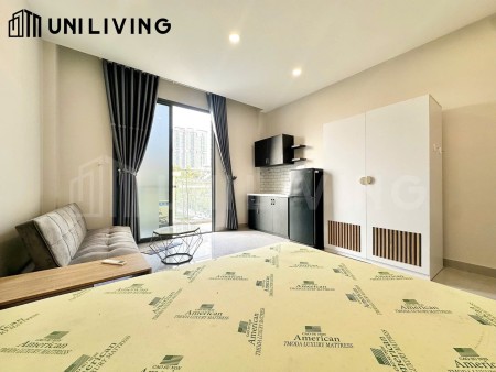 Studio ban công full nội thất - khu đảo kim cương
