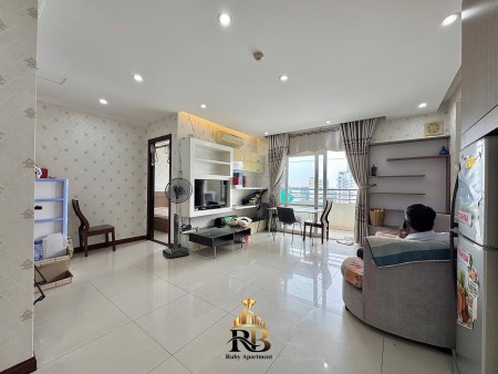 Cho thuê chung cư Bắc Bình 1PN balcony View Landmark 81 rộng 56m2