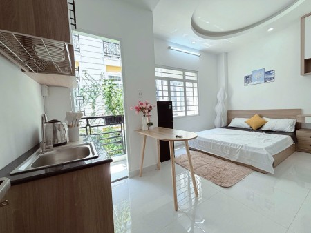 PHÒNG MỚI 35m2 BAN CÔNG THOÁNG FULL NỘI THẤT SIU XINH NGAY ĐH VĂN LANG- NGUYỄN XÍ, BÌNH THẠNH