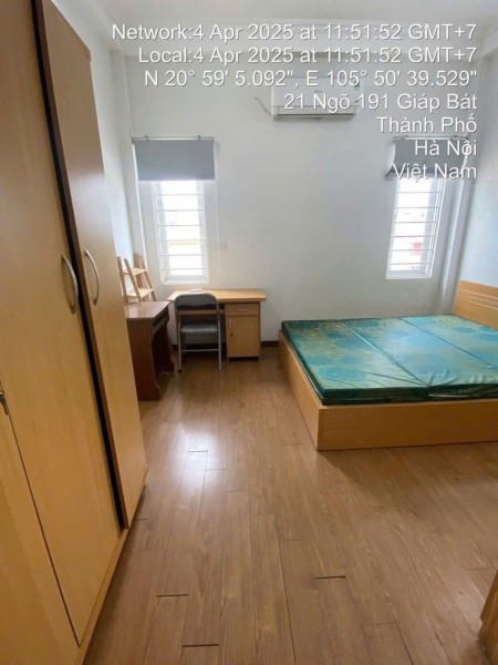 Cho thuê phòng ngõ 191 Giáp Bát Giá: 3,8 triệu/tháng.