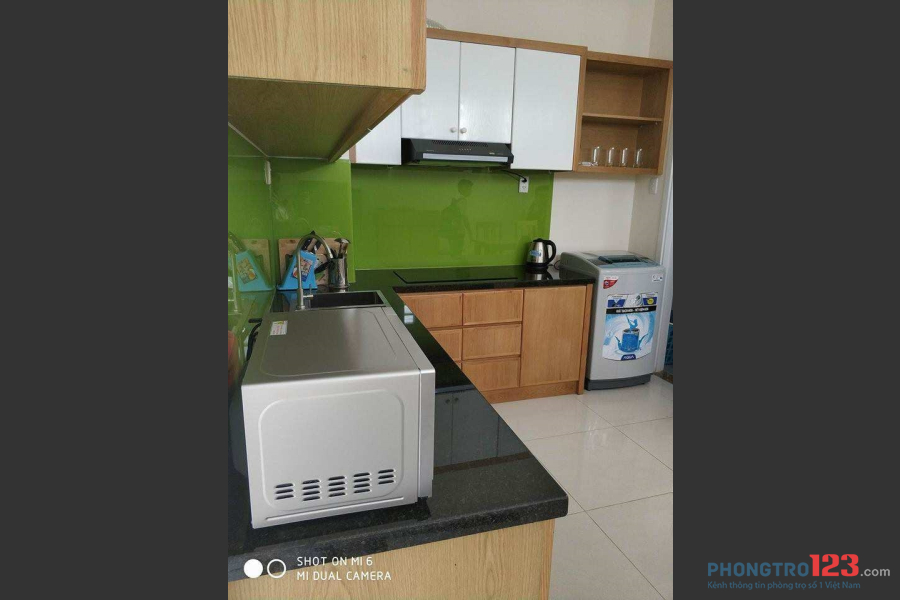 Cho thuê căn hộ dịch vụ 1PN Bùi Hữu Nghĩa, Quận Bình Thạnh full nội thất