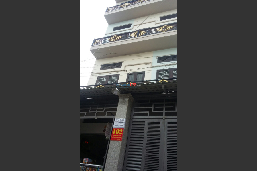 Cho thuê phòng trọ tại phường Tân Hưng Thuận – Q12