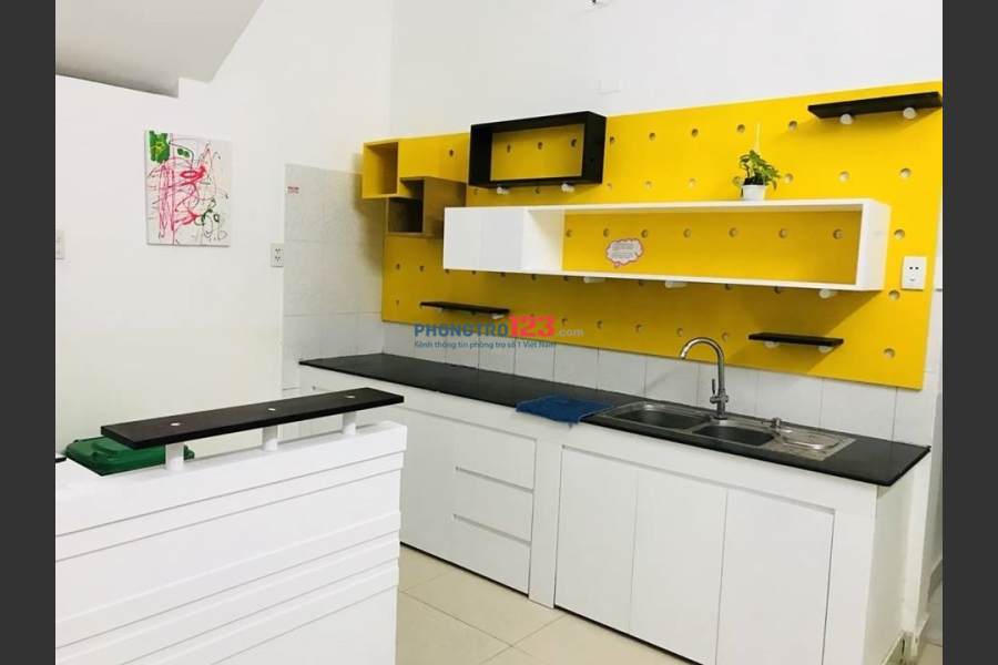 Cho thuê căn hộ dịch vụ studio Phạm Viết Chánh, Quận 1 full nội thất