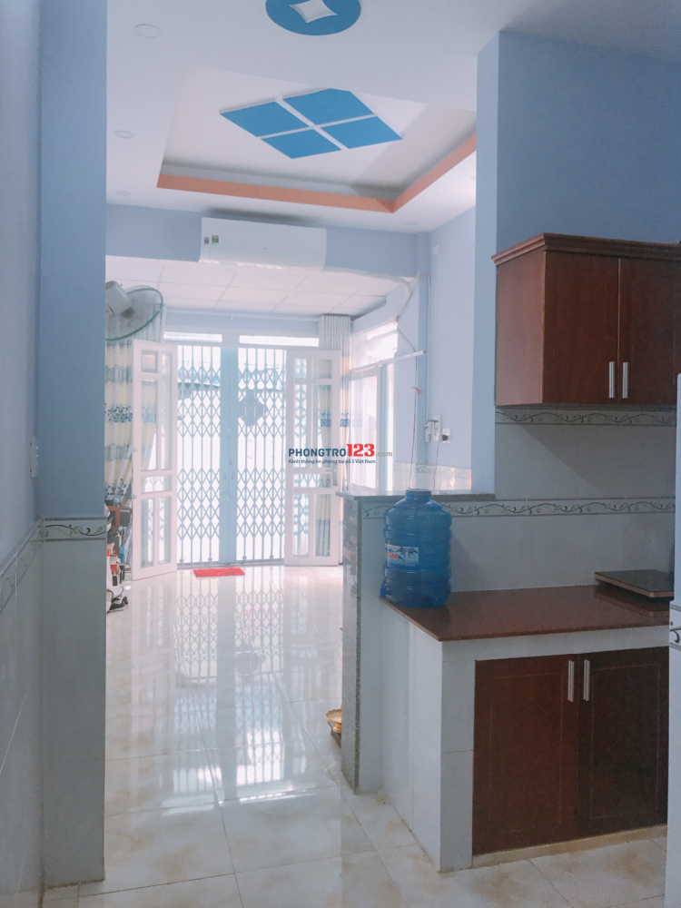 CHO THUÊ NHÀ NGUYÊN CĂN MỚI XÂY THOÁNG MÁT - NGAY COOPMART PHÚ LÂM QUẬN 6