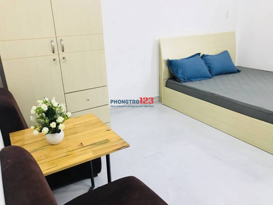 Cho thuê phòng trong căn hộ dịch vụ 1 phòng ngủ, 45m2, đường Nguyễn Hữu Cảnh, giáp Quận 1