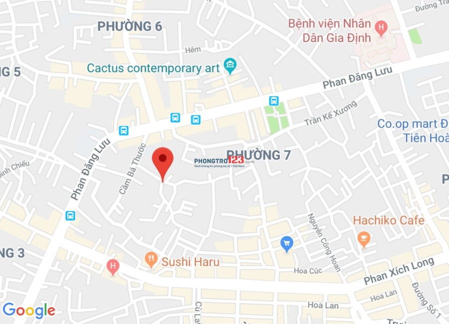 Cho thuê nhà mặt tiền 54 Phan Tây Hồ - Phú Nhuận, 7x10m - 1T2L3PN 5p tới Q.1 18,8Tr