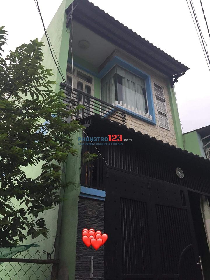 Nhà 1 lầu 1 trệt 96m2 Đường số 6, Bình Hưng Hòa B, Bình Tân