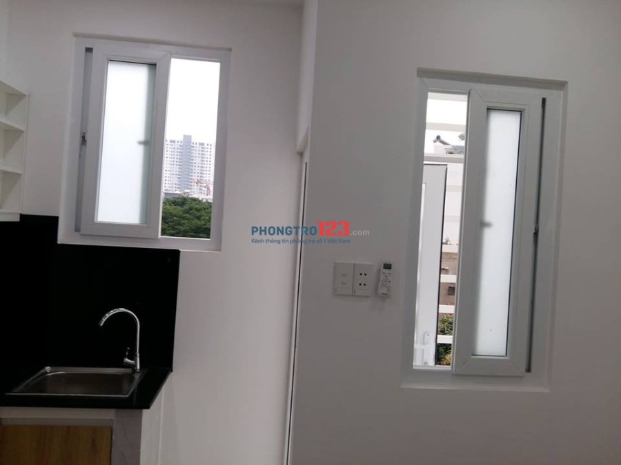 Cho thuê căn hộ dịch vụ - Ngã tư Huỳnh Tấn Phát và Hoàng Quốc Việt - Nội thất đầy đủ