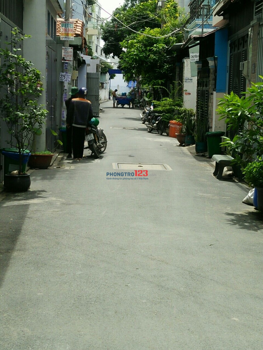 Cho thuê phòng Quận 12, gần CV Phần Mềm Quang Trung, lầu 3