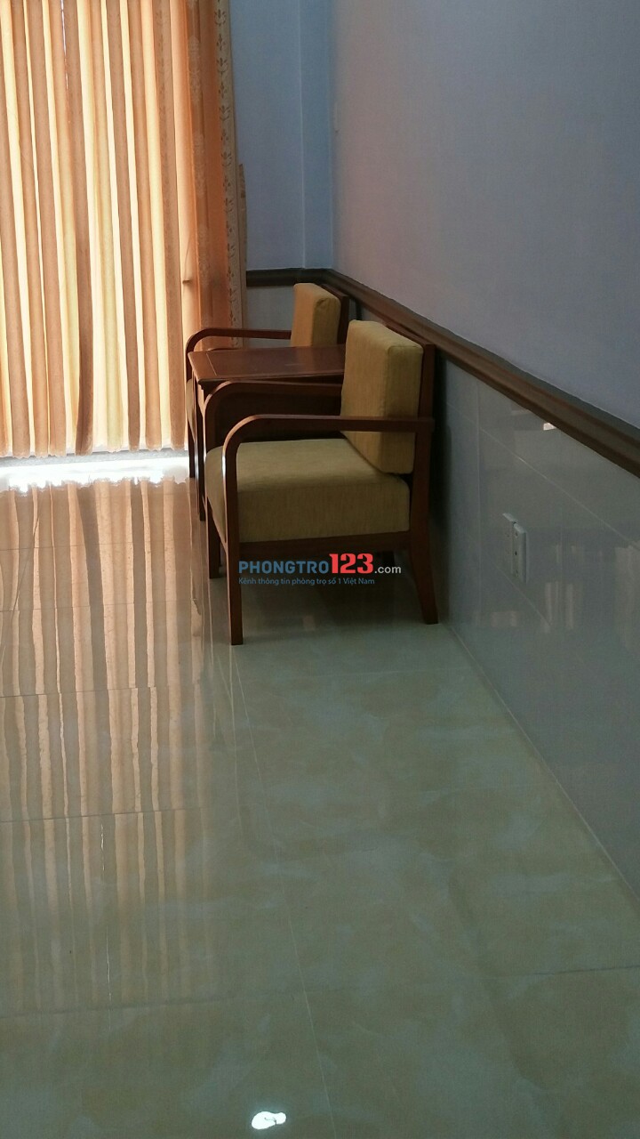 Phòng y hình (Gò Dầu-Tân Phú) 25m2 -đủ tiện nghi+ máy lạnh, nước nóng
