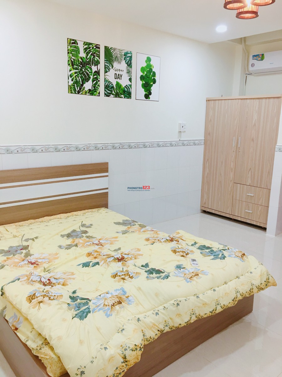 Cho thuê căn hộ mini đầy đủ nội thất đường Phan Tây Hồ, Phú Nhuận với tổng S= 30m2, giá chỉ 6,5tr/tháng
