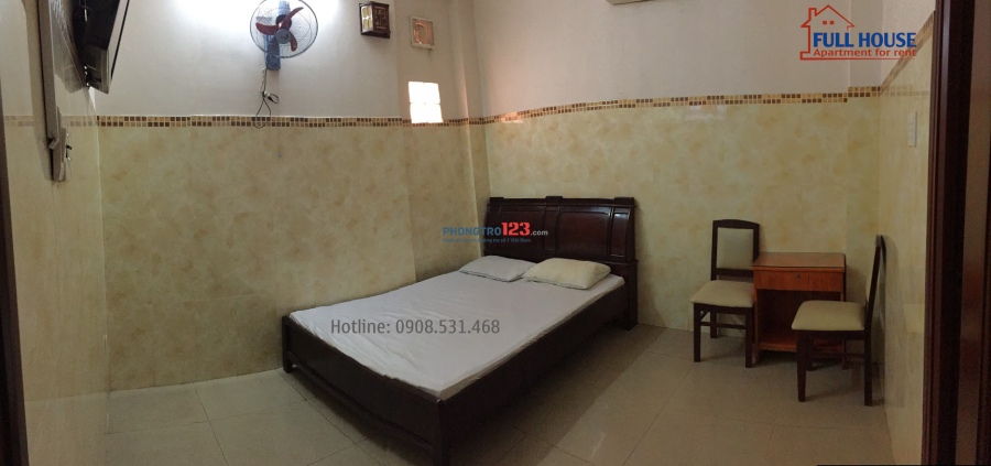 Phòng trọ đầy đủ nội thất ngay cầu Nguyễn Văn Cừ Q5