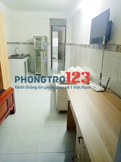 Cho thuê căn hộ Phú Nhuận 27m2, đầy đủ nội thất, free dịch vụ, bảo vệ 24/7, 4tr