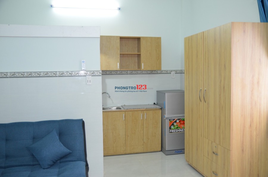 Phòng cao cấp full nội thất dt 30m2 đường Hoàng Văn Thụ ngay sân bay giá 5tr/1tháng