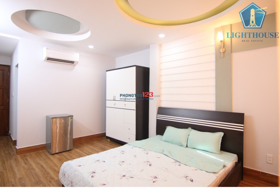 Cho thuê căn hộ tiện nghi full nội thất gần E-Town Quận Tân Bình, đường Ngô Bệ