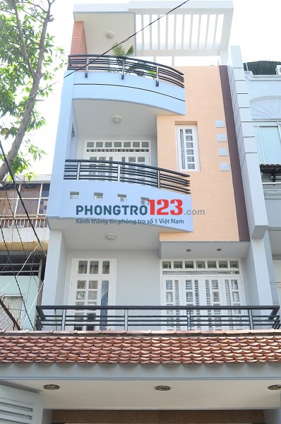 Phú Nhuận cho thuê căn hộ dịch vụ 60m2, 2PN, full nội thất, free nước, net, cáp, camera, hình thật