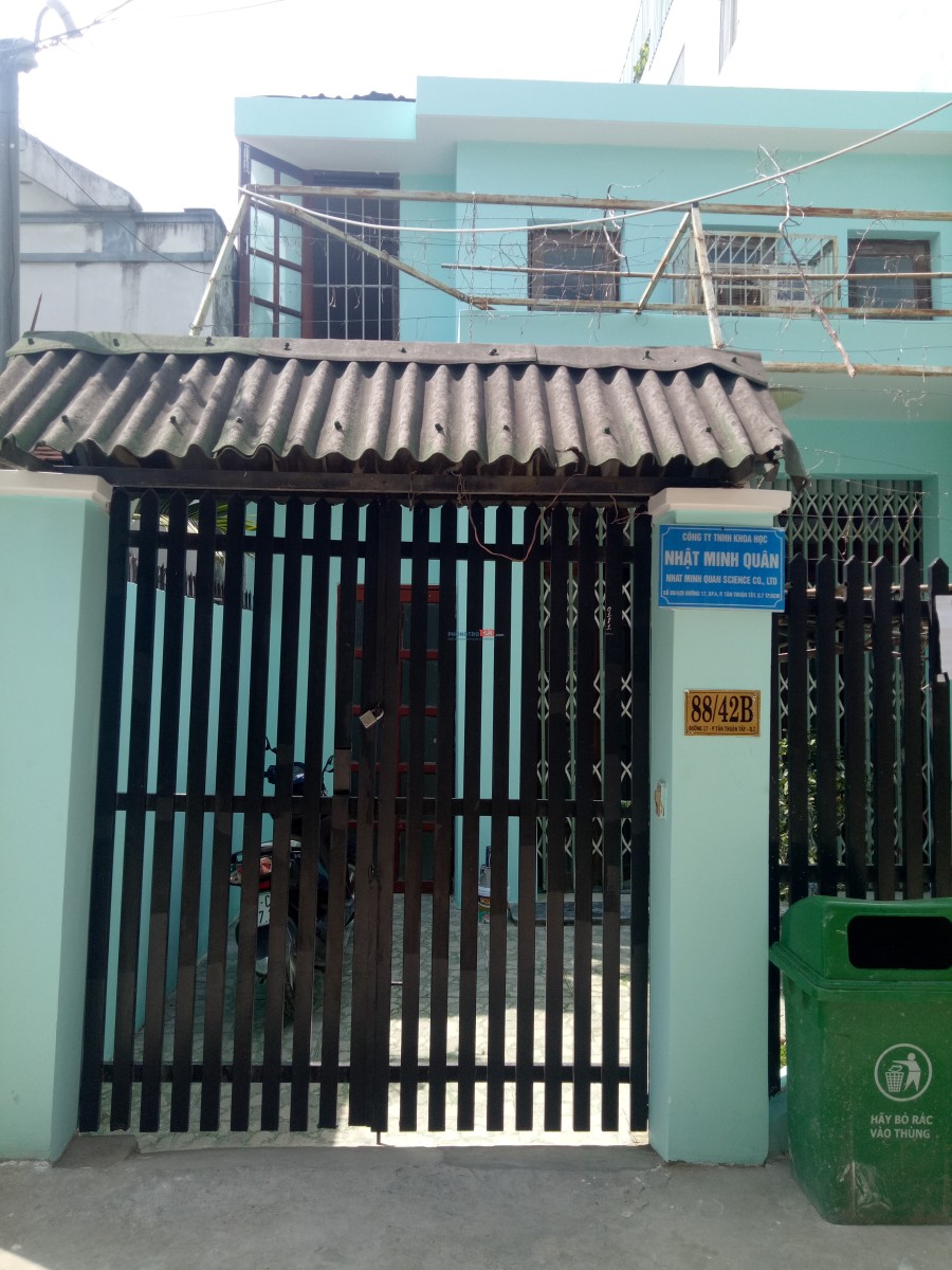 Cho thuê phòng máy lạnh 88/42B Đường 17, P.Tân Thuận Tây, Q.7, giá mềm tìm khách ở lâu dài