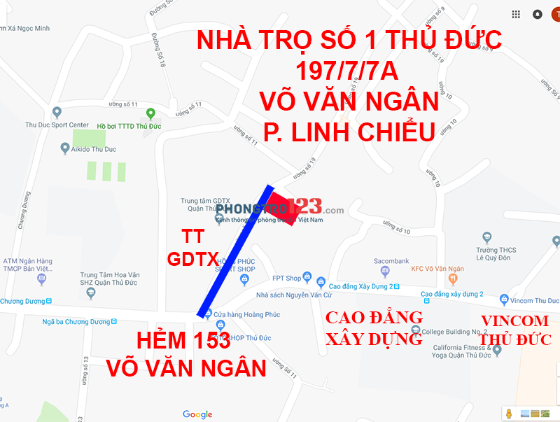 .Phòng lớn 50m2 sạch đẹp gần Vincom Thủ Đức
