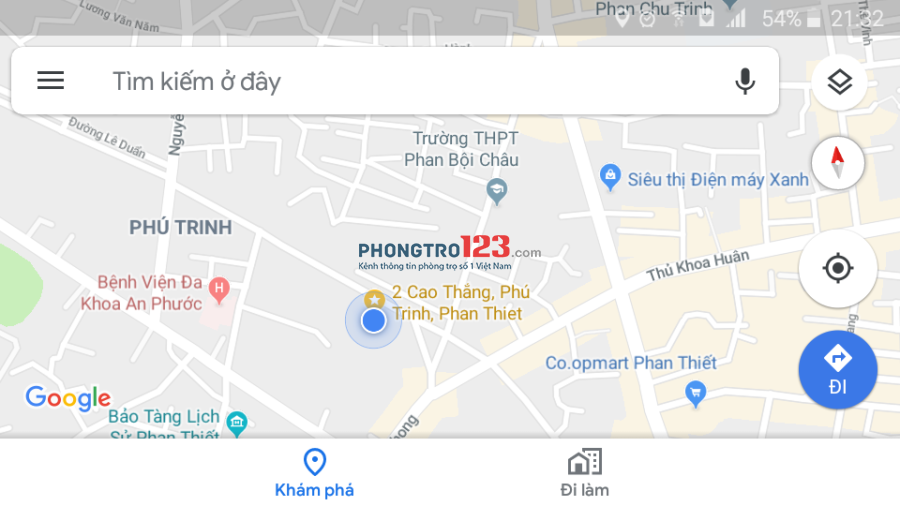 phòng trọ Phú Trinh, Phan hiết, Bình Thuận
