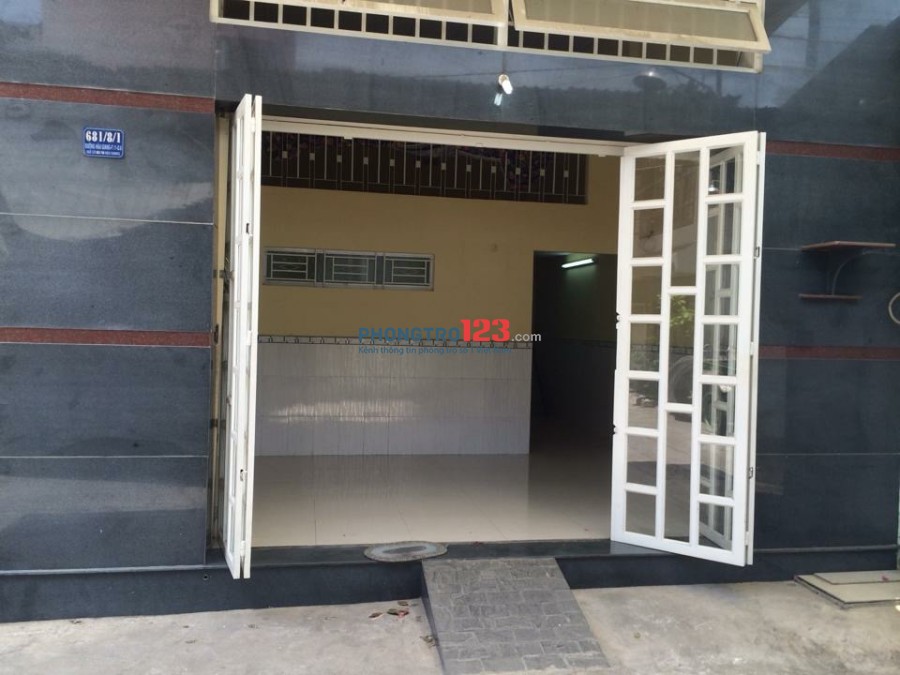 Cần cho thuê nhà hẻm xe hơi (6m) Quận 6