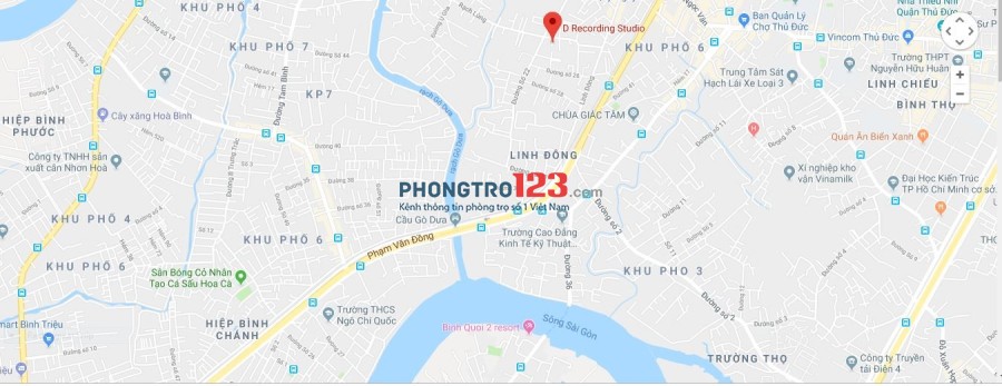 Cho thuê phòng trọ trong căn hộ mini hẻm 35 đường số 24, P.Linh Đông, Thủ Đức
