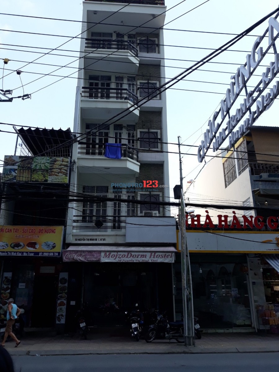 Cho thuê nhà gác tầng 2, tầng 3, tầng 4 tại 50 Nguyễn Thị Minh Khai, TP Nha Trang