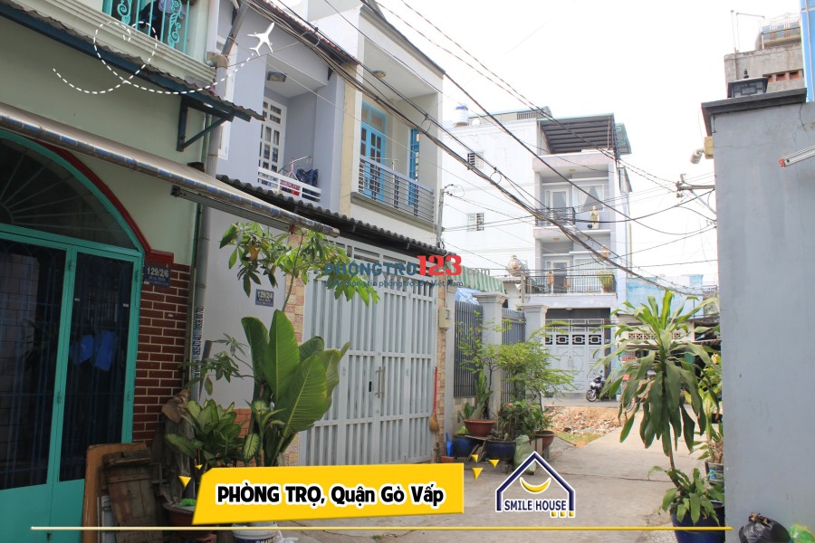 Phòng trọ trong nhà nguyên căn ở 1-2 người free máy giặt bếp tủ lạnh cách 981 Lê Đức Thọ 100m