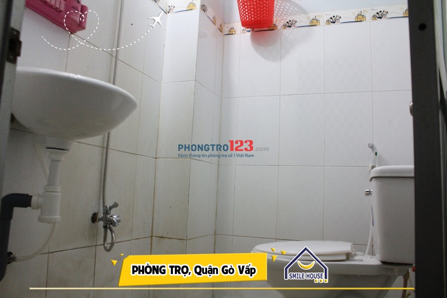 Phòng trọ trong nhà nguyên căn ở 1-2 người free máy giặt bếp tủ lạnh cách 981 Lê Đức Thọ 100m
