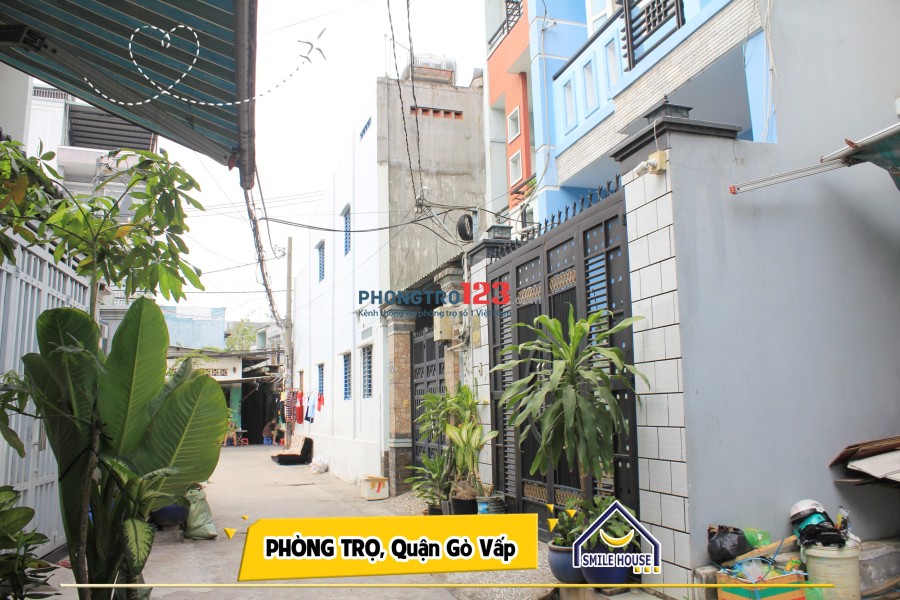 Phòng trọ trong nhà nguyên căn ở 1-2 người free máy giặt bếp tủ lạnh cách 981 Lê Đức Thọ 100m