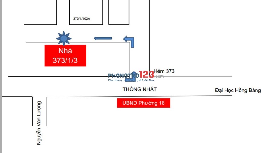 Cần thêm 1 bạn nữ ở ghép tại Thống Nhất, Gò Vấp, HCM (Chi phí trọn gói 1.1 triệu/ người/ tháng)