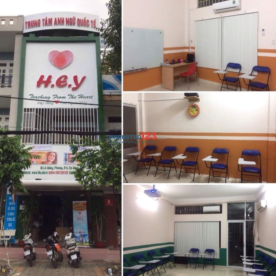 Cho thuê phòng dạy học hoặc làm văn phòng tại Số 10 Lê Hồng Phong, Vũng Tàu