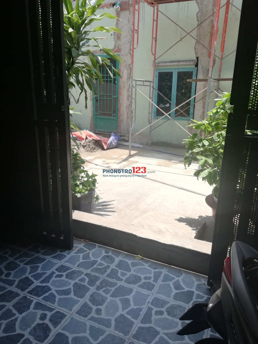 Cho thuê nhà nguyên căn 1trệt 1lầu