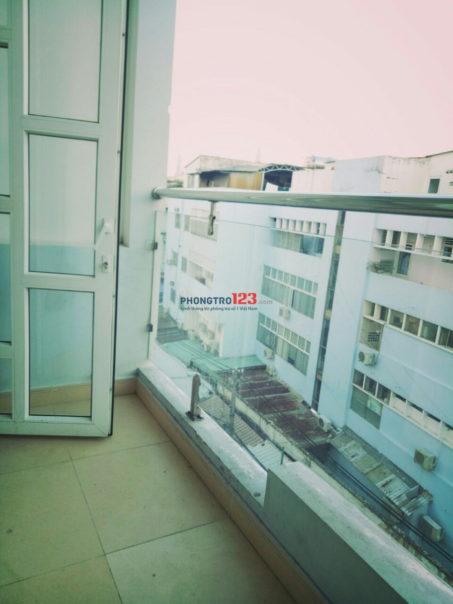 Cho thuê phòng Quận 1, P.Tân Định, Full nội thất, Free nước net cáp, thang máy ban công , gần chợ , giờ tự do