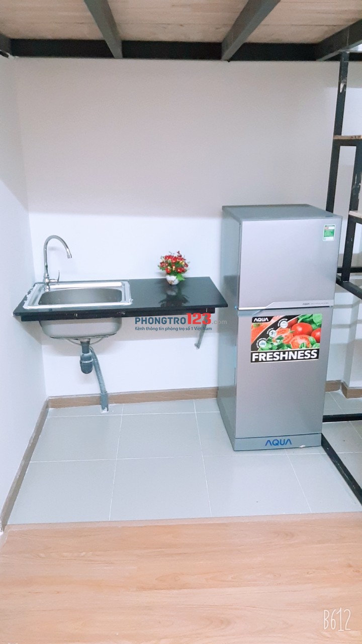 Phòng trọ mới 100%, nội thất đầy đủ cao cấp tiện nghi sang trọng Bình Thạnh