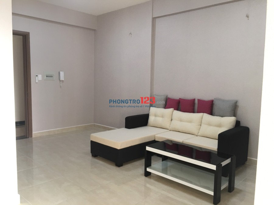 Cần cho thuê căn hộ 1PN vừa ở vừa làm văn phòng, đã vào nội thất cơ bản 11tr/ tháng
