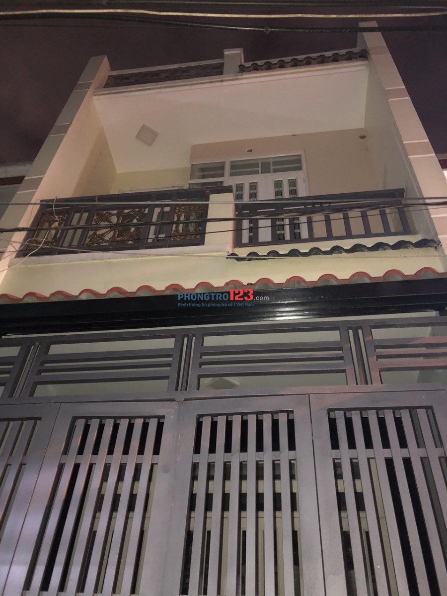 Cho thuê nhà 1 lầu đường nội bộ 8m số 80 Đường số 6, P.Bình Hưng Hòa A, Q.Bình Tân Ms Phong