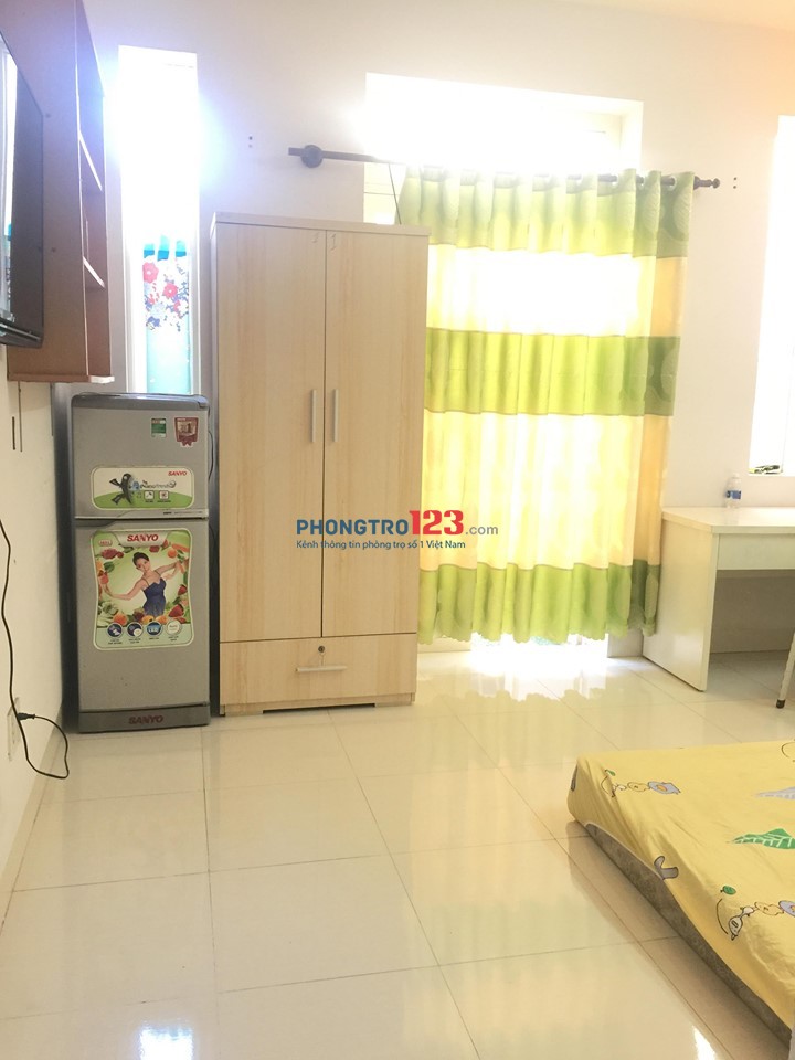 Cho thuê phòng tiện nghi, khu yên tĩnh Lý thường kiệt, Tân bình