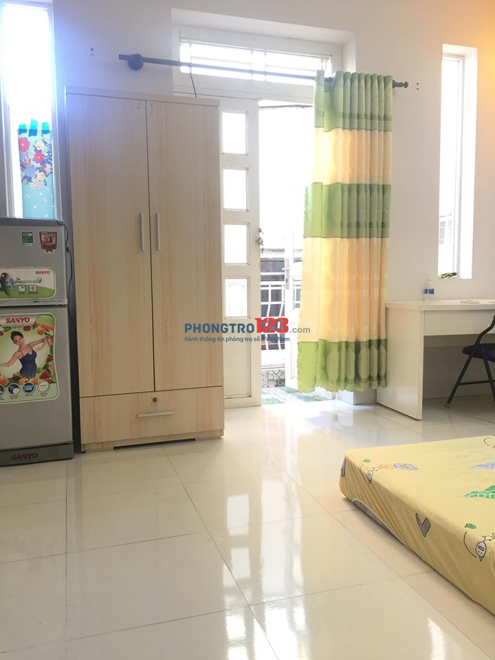 Cho thuê phòng tiện nghi, khu yên tĩnh Lý thường kiệt, Tân bình