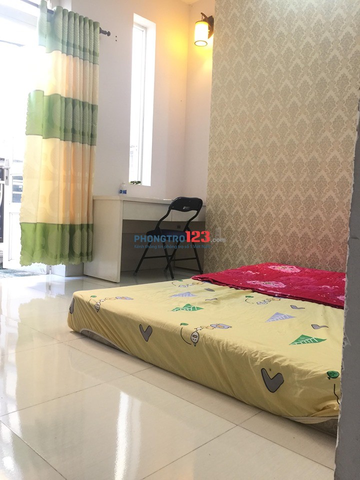 Cho thuê phòng tiện nghi, khu yên tĩnh Lý thường kiệt, Tân bình